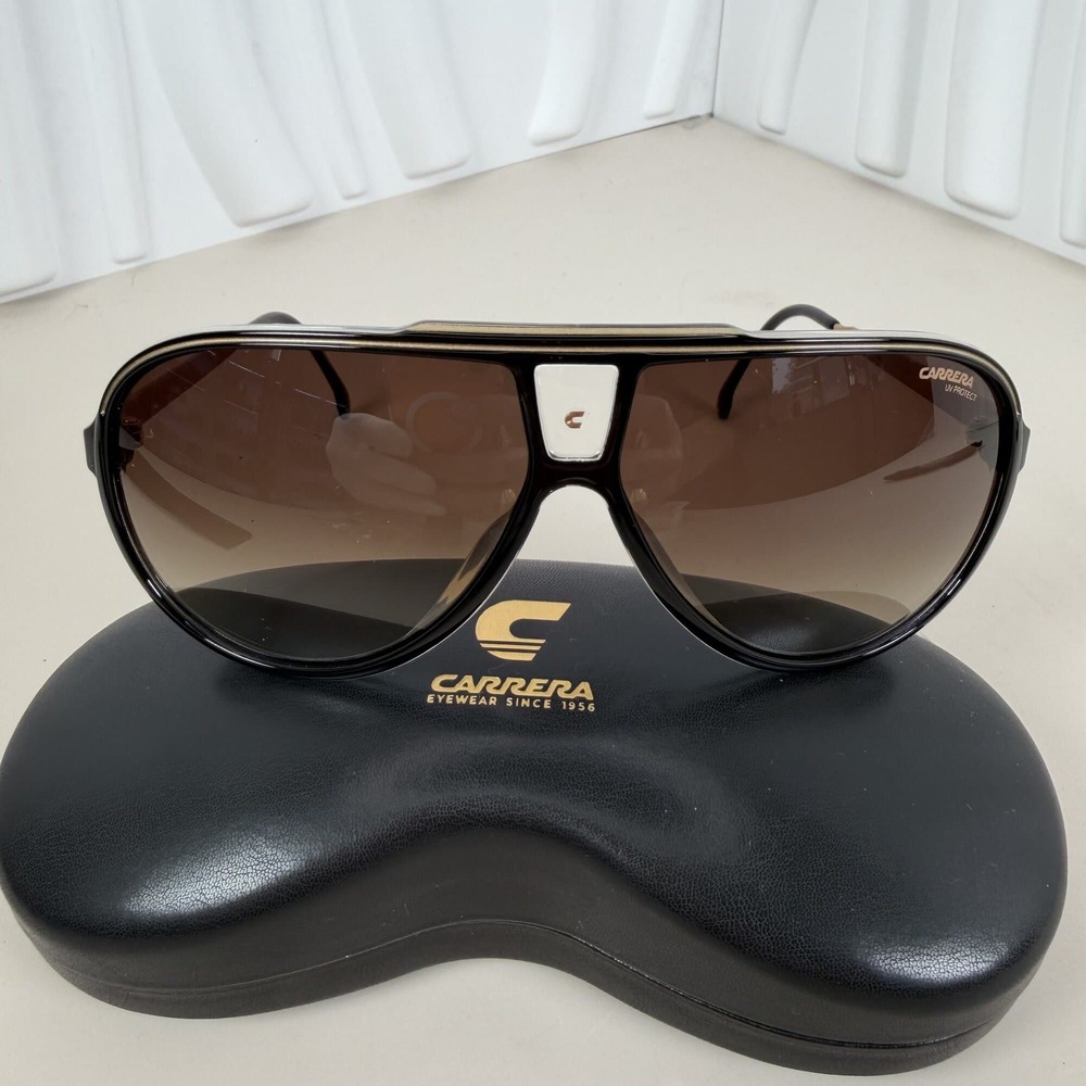 Carrera 1050/S Black & Gold Aviator Sunglasses